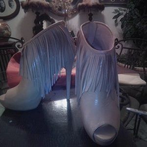 Leather Fringe Bootie from Boutique 9